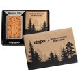thumbnail image 7 of Zippo Woodchuck USA Cherry Tiger Head Brushed Chrome Pocket Lighter, 7 of 7
