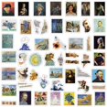 thumbnail image 2 of Pegatinas Vintage Vans Gogh de vinilo impermeable, 50 unidades/lote, 2 of 4