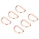 thumbnail image 1 of Anillos de metal, 100 piezas, anillos en D resistentes, hebilla de anillos en D pequeños, calidad superior, 1 of 12