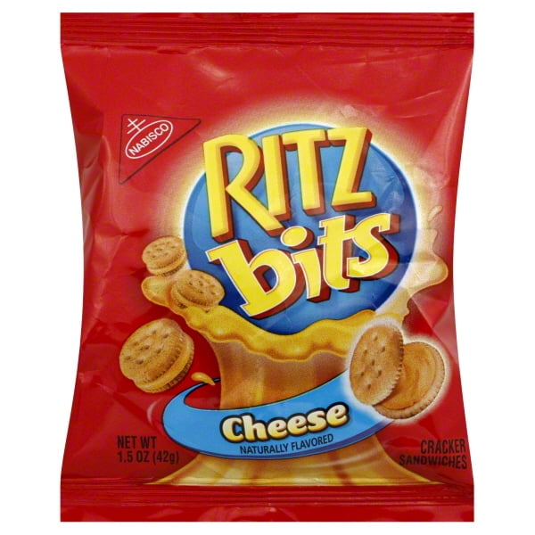 Nabisco Ritz Bits Cheese Cracker Sandwiches, 1.5 oz, 60 count Walmart