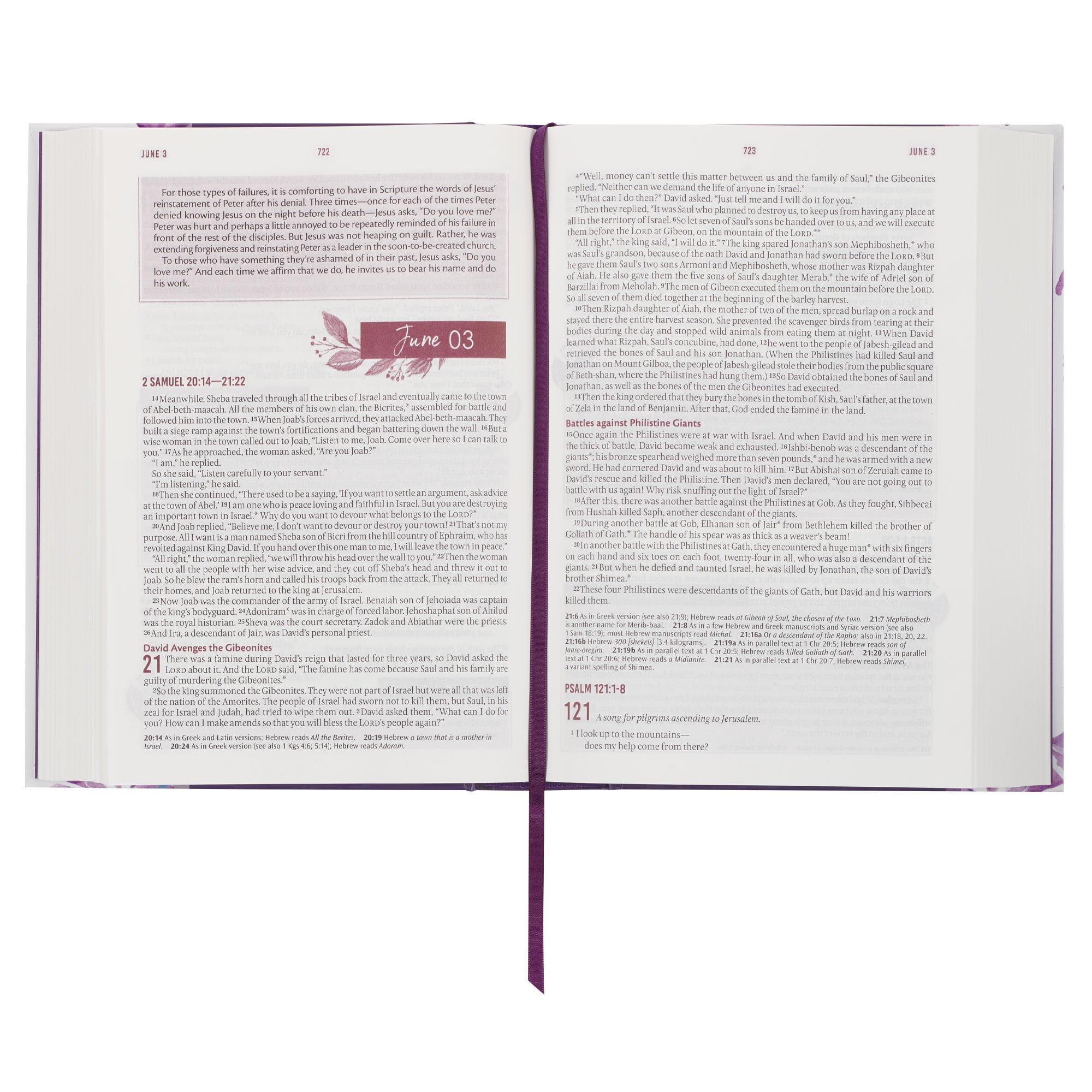 Devotional Bible NLT for Women (Hardcover, Purple), (Hardcover)