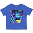 thumbnail image 3 of Inktastic I Love My Dad 80s Retro Style Boys or Girls Toddler T-Shirt, 3 of 5
