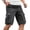 Dark Gray Shorts Men Athletic, variant on Jinhomg Summer Shorts for Mens Cotton Twill Drawstring Cargo Shorts Classic Comfy Casual Chino Stretch Short with 6 Pockets Gray,XXL