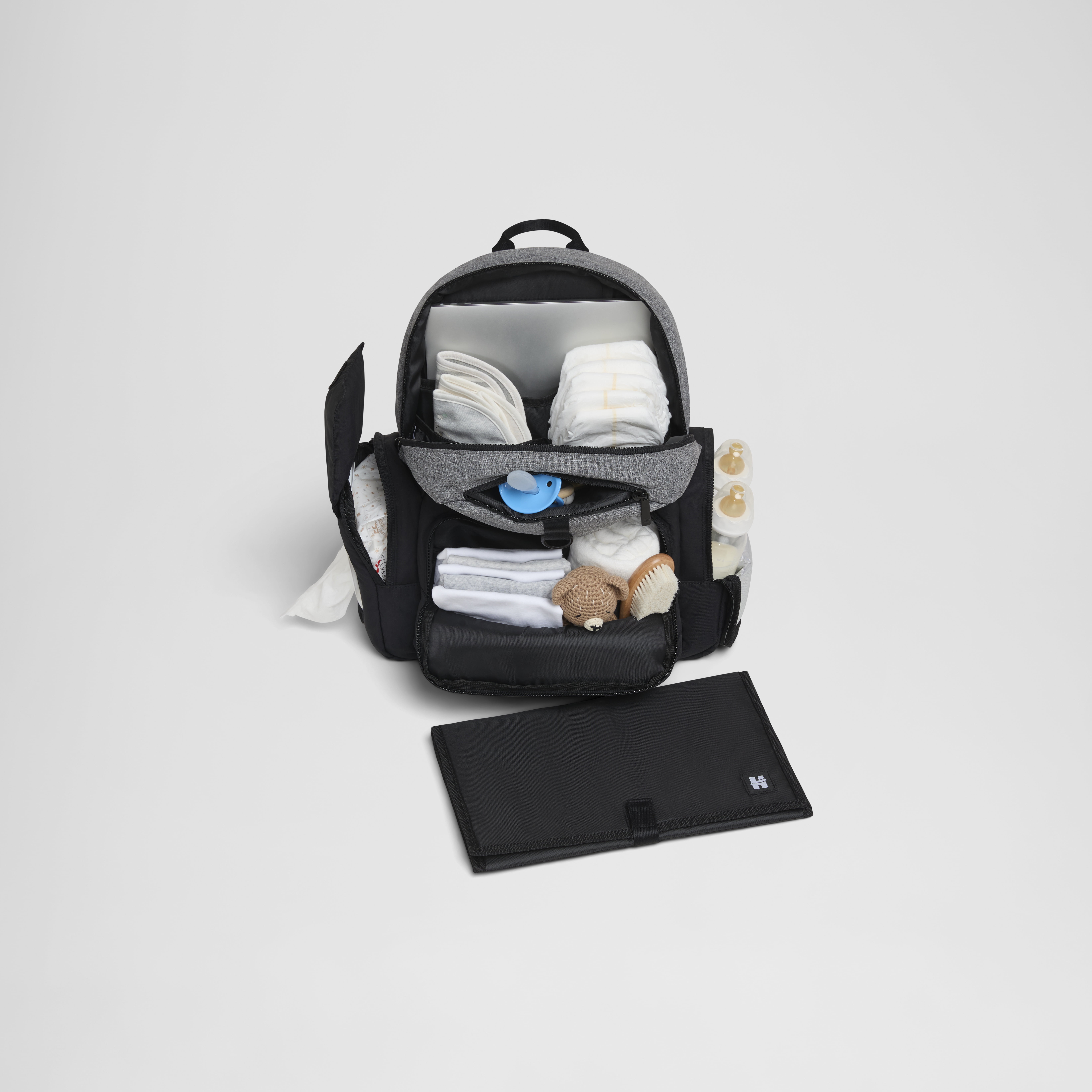 Huggies Day Pack Diaper Bag, Gray Heather