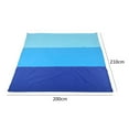 thumbnail image 2 of Manta de playa XXL manta de picnic al aire libre impermeable 210 x 200 cm estera ultraligera, 2 of 6