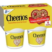 Big G Cereal Original Cheerios Gluten Free Cereal,  4PK CUP 5.2OZ
