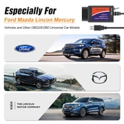 FORScan OBD2 USB Adapter for Windows, Car Diagnostic Coding Tool OBDII Auto Scanner with MS-CAN/HS-CAN Switch for Ford Lincoln Mazda Mercury Series Vehicles