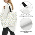thumbnail image 3 of Disketp Floral Bolsa Tote Estampada para Mujer, Bolso de Hombro y de Mano para Compras y Viajes, 3 of 8
