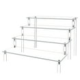 thumbnail image 1 of 4 Tier Acrylic Display Stand Clear Display Riser Rack Cupcake Stand Desktop Decor and Organizer, 1 of 7