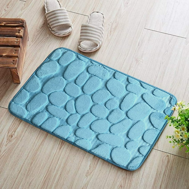 Xihbxyly Alfombra Ovalada de Franela, Diseño Absorbente y Antideslizante, Poliéster Cómodo, Ideal para Entrada de Sala de Estar y Baño, Fácil Mantenimiento, 40 X 60 Cm, Versátil y Duradera.