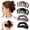 Black, Dark Brown, variant on 4 Pack Silicone Cloud Claw Clips, Soft & Flexible Cozy Claw Clips, Squishy Hairclips for Thin and Thick, Hair Accessories for Women & Girls(Style 1)