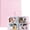 Pink, variant on A5 Kpop Photocard Binder, 6 Ring Binder Album with 200 Card Slots, PU Leather Binder Cover with Magnetic Buckle Closure for Organizing Trading Cards (Black)