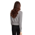 thumbnail image 5 of Cardigan for Women Spring Long Sleeve Button Down Work Office Sweaters Cute Winter Jacket Gray M, 5 of 9