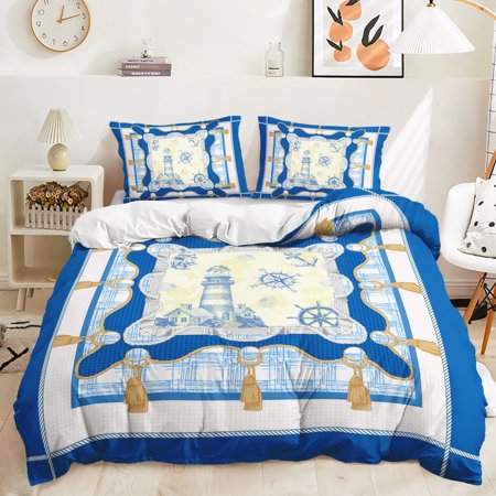 Hosima 3 Piece 3D Digital Printed Duvet Cover Full Size Bedroom Decorative Bedding Set,DEF13-King