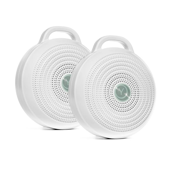Marpac Yogasleep Rohm Portable White Noise Machine for Travel 3 Soothing Natural Sounds + Volume Control Sleep Therapy for Adults & Baby 2-pack