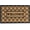 Welcome Flora, variant on Geometric Entrance Door Mat, 100% Natural Coconut Husk Fibers & Non-Skid Recycled Rubber Backing, 2' x 3' Durable Outdoor/Indoor Welcome Mat for Entryway, 18" W X 30" L, Rectangle, Milly Geometric