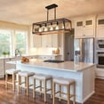 thumbnail image 5 of ACE-LIGHTS,5-Light Height Adjustable Retro Farmhouse Chandeliers Ceiling Light(Bulbs Not Included) for Living Room,Dining Room,Kitchen,Entrances,Farmhouses,Restaurants,Bars(Red), 5 of 11