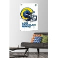 thumbnail image 3 of NFL Los Angeles Rams - Drip Helmet 20 Wall Poster, 14.725" x 22.375" Framed, 3 of 4