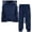Navy, variant on Boys' Fleece Jogger Set - 2 Piece Basic Solid Pullover Hoodie and Cargo Sweatpants (Size: 8-18)