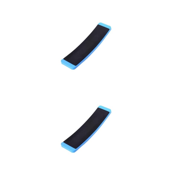 Soidarity Tabla giratoria, placa giratoria, patinaje artístico, nailon, mano de obra fina, tamaño compacto, ayuda práctica de entrenamiento Azul 2piezas