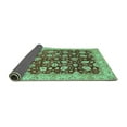 thumbnail image 2 of Ahgly Company Indoor Rectangle Oriental Turquoise Blue Traditional Area Rugs, 5' x 8', 2 of 4