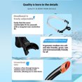 thumbnail image 2 of Tubo Respiración Snorkel Semi Seco Válvula Purga Unidireccional para Hombres (), 2 of 9