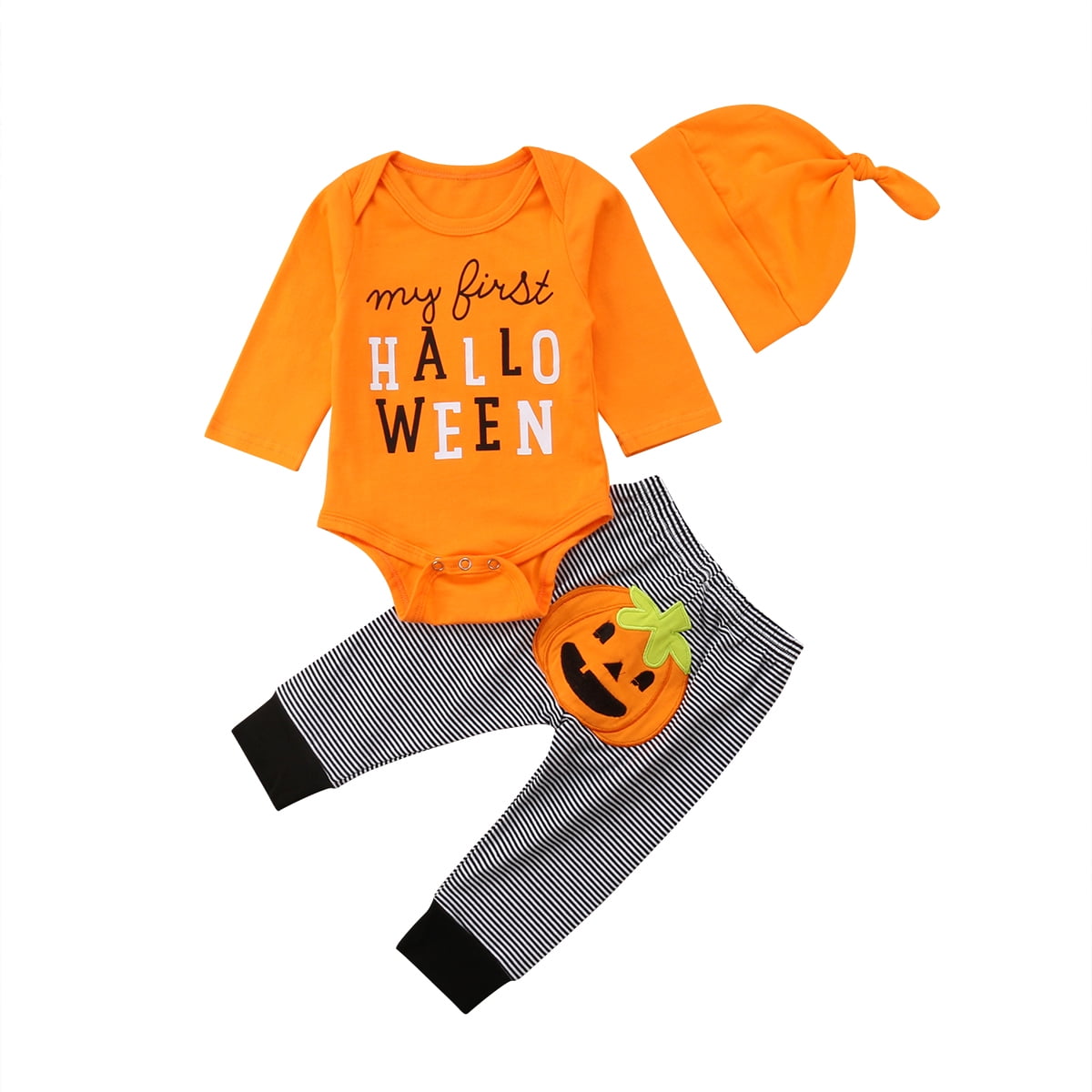 baby boy orange outfit