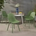 thumbnail image 2 of GDF Studio Yazmeen Outdoor Modern Dining Chair, Set of 4, Green, 2 of 11