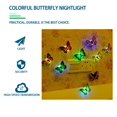 thumbnail image 2 of Coloridas luces LED en forma de mariposa decoración de pared para habitación de niños, 2 of 3