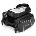 thumbnail image 4 of Touch Screen Bike Handlebar Bag Waterproof Front Frame Tube Bicycle Pouch Hard Shell Double Pannier Pack Large Capacity Cycling Front Storage Bag for Road Bike MTB Mountain Bike, 4 of 7