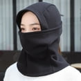 thumbnail image 4 of CoCopeanut Topi Wanita Musim Dingin Fashion Topi Rajut Bulu Halus Pelindung Telinga Ski Luar Ruangan Setelan Hangat Topi Rajut Kupluk, 4 of 6