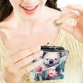 thumbnail image 7 of Stylish Small Wallet Coin Purse with 0.7 Microfiber Interior & Zinc Alloy Jaws - 4.3x4.7 in/11x12 cm Size, Compact & Secure Holder for Cash and Cards, 7 of 7
