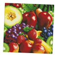 thumbnail image 1 of Kit de punto de cruz estampado con patrón de frutas variadas, tela de 11 unidades, fácil de seguir, decoración del hogar para bricolaje Baoblaze Kits de punto de cruz estampado, 1 of 8