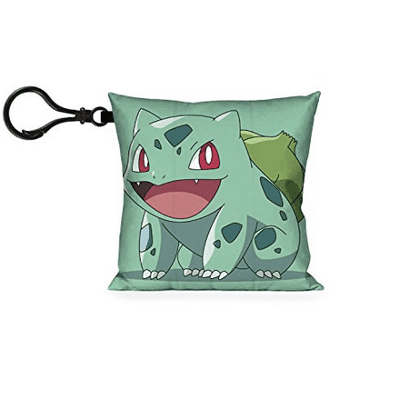 POKEMON Pillow Keychain - Bulbasaur Turquoise + Poké Ball Bright