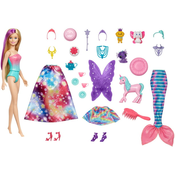 Barbie Dreamtopia Fairytale Calendar with 24 Days Of Gifts - Walmart.com