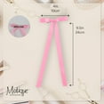 thumbnail image 5 of Motique Accessories 2PCS Silky Satin Hair Bows Hair Clip Ribbon Accessories Ponytail Holder-Bubble Gum, 5 of 5