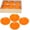 Orange, variant on 12 Pack 3 Inch Orange Floating Candles, 10 Hour Unscented Tealight Candles for Cylinder Vases, Centerpieces at Fall Halloween Harvest - Wavy Float Candle