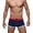 #0082-Dark Blue, variant on Mens Swim Briefs Camouflage Pattern Sexy Micro Bikini Swimwear Drawstring Swimsuit Men