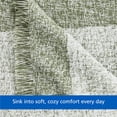 thumbnail image 3 of Mainstays Melange Throw Blanket, Bay Leaf, 50 in x 72 in, 3 of 5