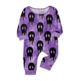 thumbnail image 2 of Lvotionpl Matching Halloween Pajamas 2026, Cozy Long Sleeve Holiday Sleepwear, Soft Festive Xmas Sleepwear, 2 of 5