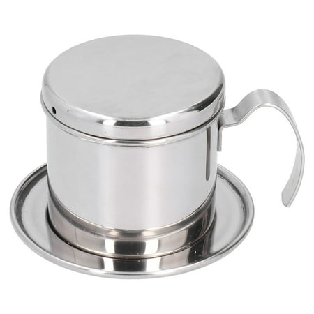 

Henmomu Vietnamese Coffee Drip Filter Maker Vietnamese Coffee Filter Traditional Stainless Steel Reusable Coffee Maker Pot For Coffee Shop Vietnamese Coffee Dripper