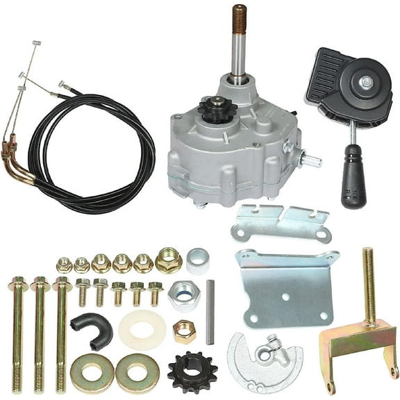 Go Kart Forward Reverse Gearbox Replacement for 2HP-13HP Engine Local 10T #40 41 and 12T #35 TAV30 Series, 3 Shift Modes 2300 RPM