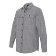 thumbnail image 2 of Burnside Men's Long Sleeve Solid Flannel Shirt, Style 8200, 2 of 3