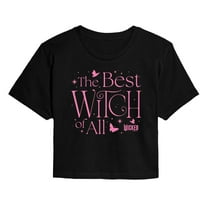Wicked - Best Witch Of All - Juniors Cropped Graphic T-shirt