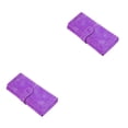 thumbnail image 2 of Minnieouse Cartera larga de cuero de PU Monedero de mujer Bolsa portátil Oficina de viaje Púrpura Violeta 2piezas, 2 of 6