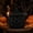 Black-B(cotton,linen), variant on Halloween Black Wicker Pumpkin Decorations,Halloween Candy Basket Lantern Pumpkin Candle Holder with Witch Hat Shape Lid,for Home Office Haunt House Halloween Party Table Decorations