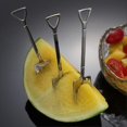 thumbnail image 3 of 1 Set of Water Mixing Spoon Soup Enjoy Spoon Cake Fork Metal Handle Fork Spoon, 3 of 4