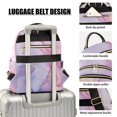 thumbnail image 4 of JIALIOU Mini Backpack Purse for Women Quilted Casual Daypack Small Travel Shoulder Bag, Dreamy Marble, 4 of 7