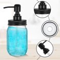 thumbnail image 4 of Mason Jar Soap Dispenser Lids with Pumps Lotion Dispenser Lids Leakproof Rustproof Hand Soap Pump Lids 4Pack, 4 of 9