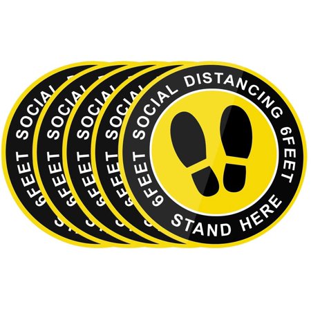 social distancing floor stickers canada